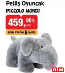 PİCCOLO MONDİ PELÜŞ OYUNCAK
